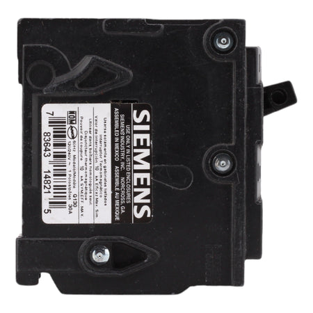 Siemens Q130 30 Amps 120 Volts Single Pole Thermal Magnetic Circuit Breaker, Plug-In Mount for Siemens panels - Image 5