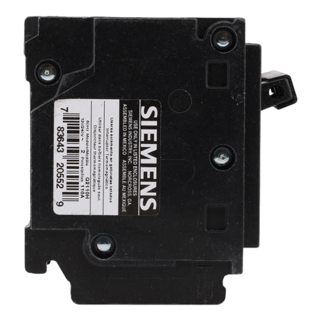 Siemens Q2110H 110A 2P 120/240V Thermal-Magnetic Circuit Breaker - Image 3