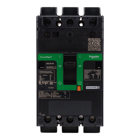Square D PowerPacT B BDL36100 100A 3P 600Y/347V Circuit Breaker - Image 2