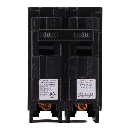 Siemens QP, Q230H, 30A, 2P, 120/240V, 22kAIC, Thermal Magnetic, Circuit Breaker - Image 5