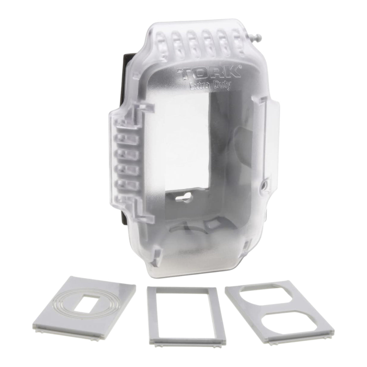TORK Turtle, XD110C, 1-Gang, 2.75" Deep, Extra-Duty In-Use Weatherproof Outlet Cover, Clear - Image 5