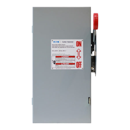 Eaton DH, DH221FGK, 30A, 2P, 240V, Fusible, Class H, NEMA 1, Heavy Duty Safety Switch - Image 4