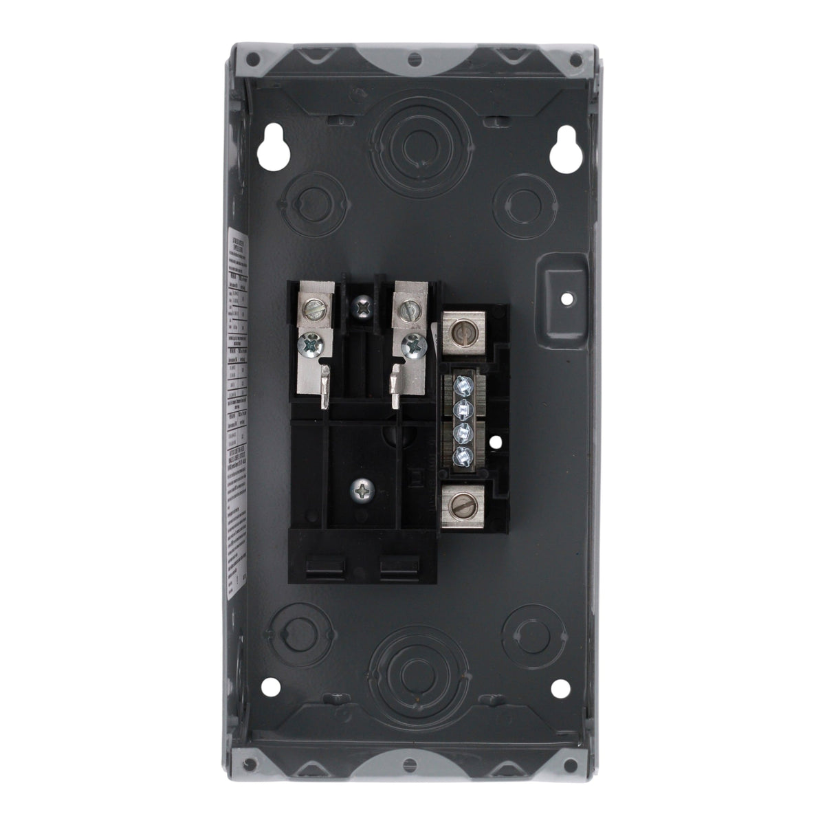 Square D Homeline, HOM24L70FCP, 70A, 2-Space, 4-Circuit, 120/240V, Fixed Main Lugs, NEMA 1, Load Center - Image 4