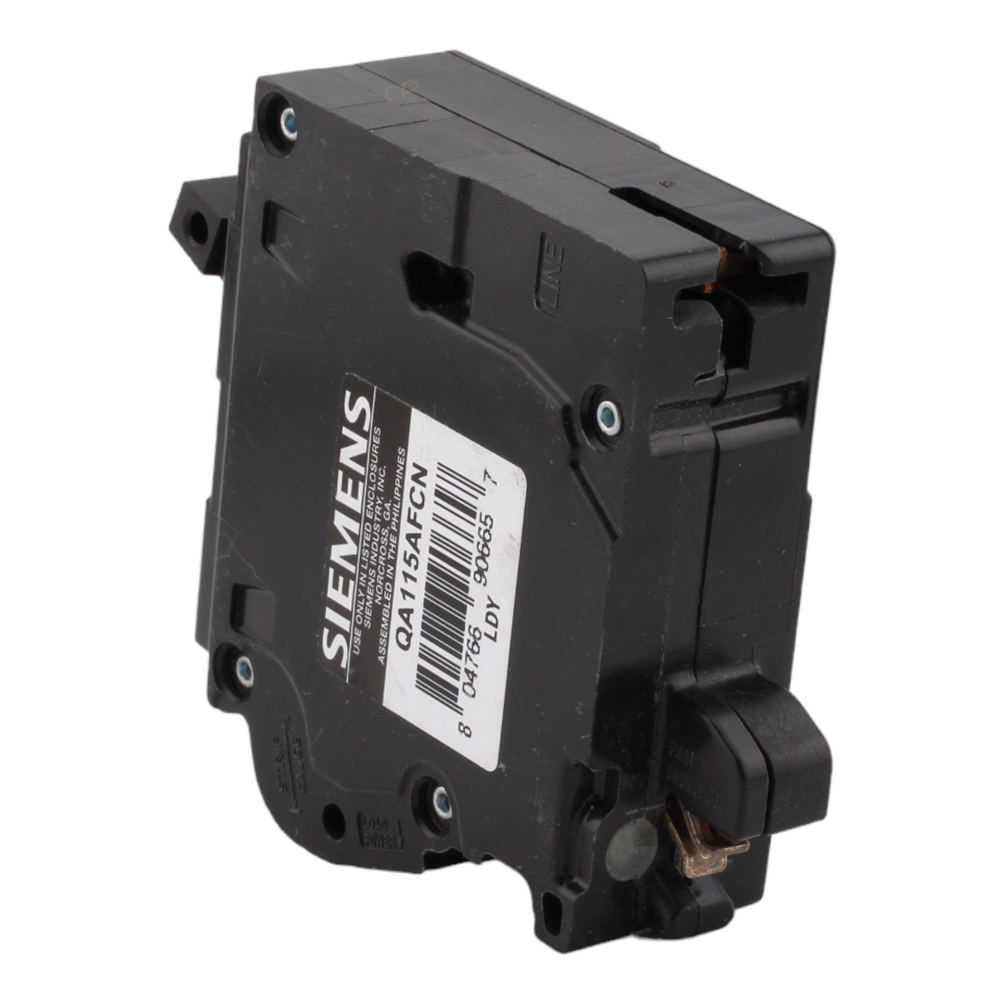 Siemens QA115AFCN 15A 1P 120V AFCI Plug on Neutral Circuit Breaker - Image 6