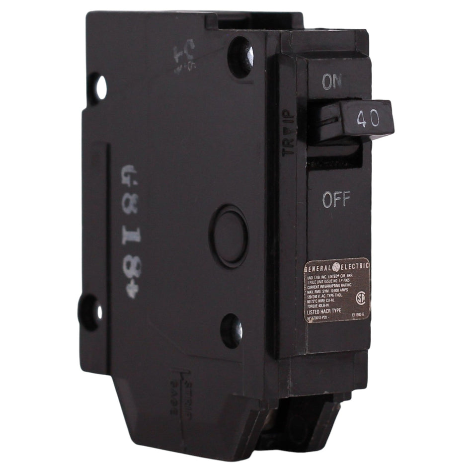 ABB Q-Line, THQL1140, 40A, 1P, 120/240V, Thermal Magnetic, Plug-In, Circuit Breaker