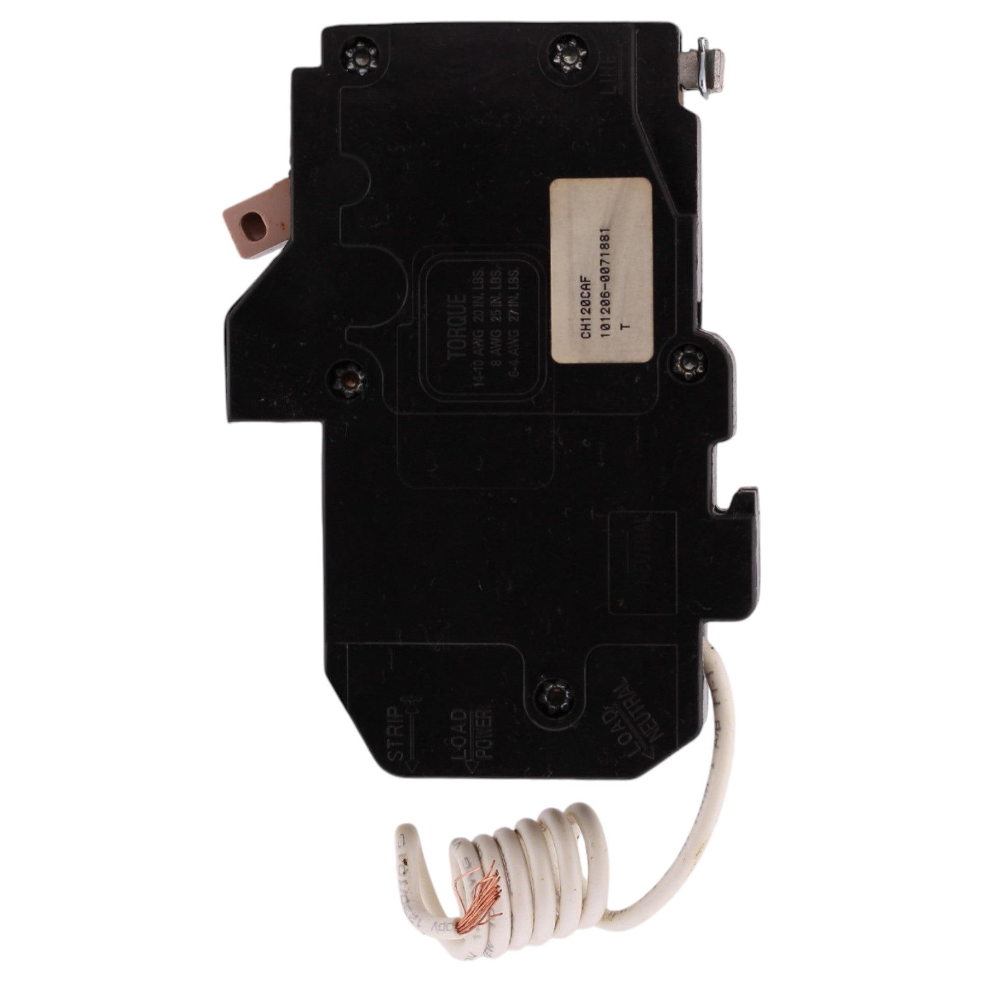Eaton CH, CH120CAF, 20A, 1P, 120/240V, AFCI, Pigtail Neutral, Circuit Breaker - Image 6