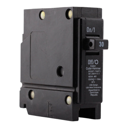 Eaton Quicklag, HQP1030, 30A, 1P, 120/240V, Plug-On, Circuit Breaker