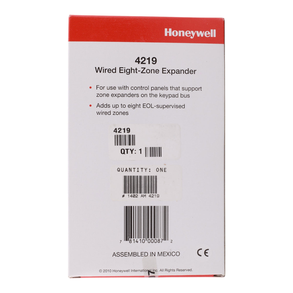 Honeywell Ademco 4219 8-Zone Expansion Module – Wired, 12VDC, 35mA, Adds Up to 8 Hardwired Zones, Compatible with Honeywell Security Systems - Image 3