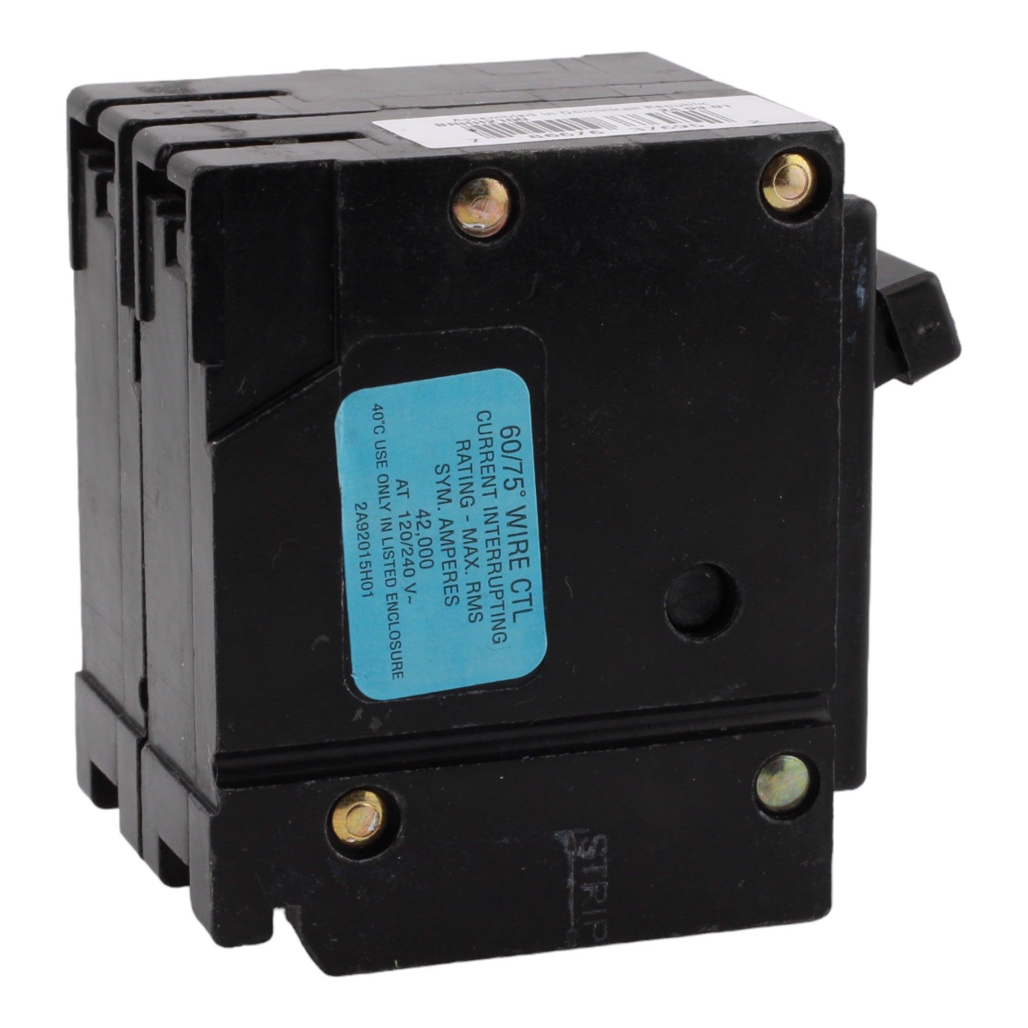 Eaton BRHH2100 100 Amp Double Pole 240V Plug-In Standard Trip Circuit Breaker UL - Image 5