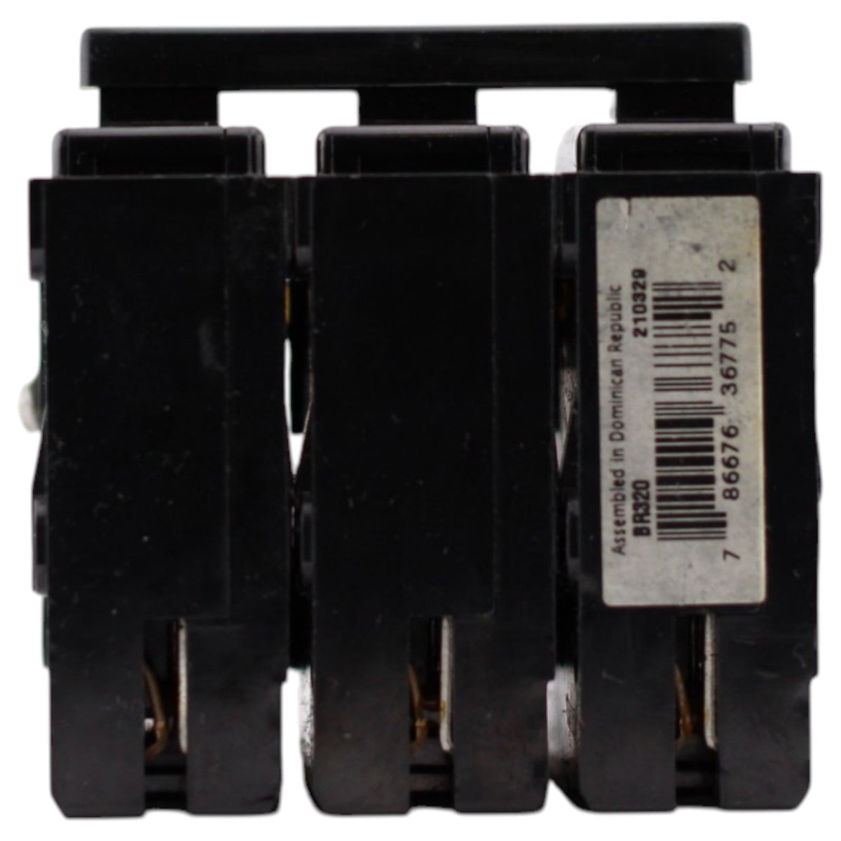Eaton BR, BR320, 20A, 3P, 240V, Thermal Magnetic, Plug-In, Circuit Breaker - Image 7