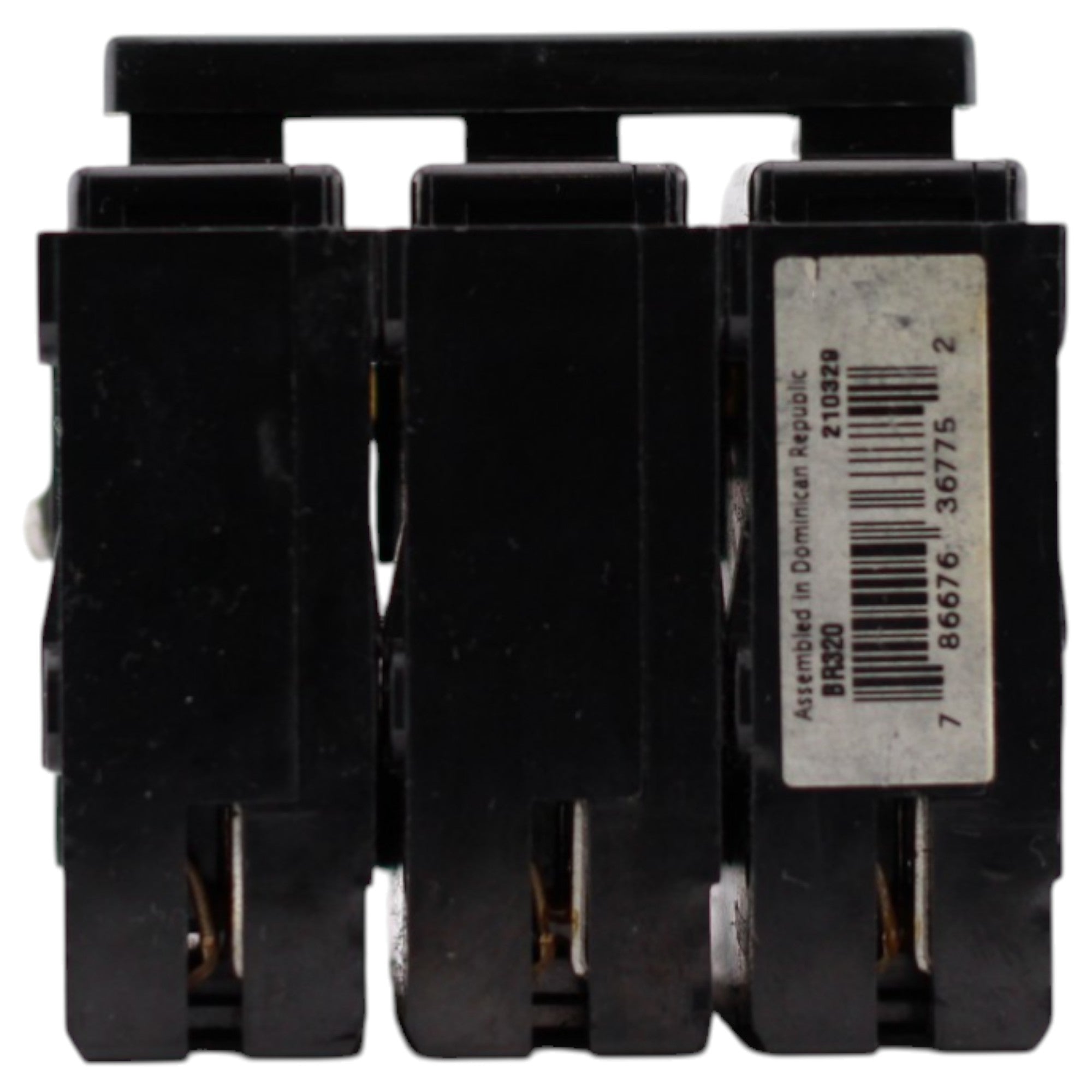 Eaton BR, BR320, 20A, 3P, 240V, Thermal Magnetic, Plug-In, Circuit Breaker - Image 7