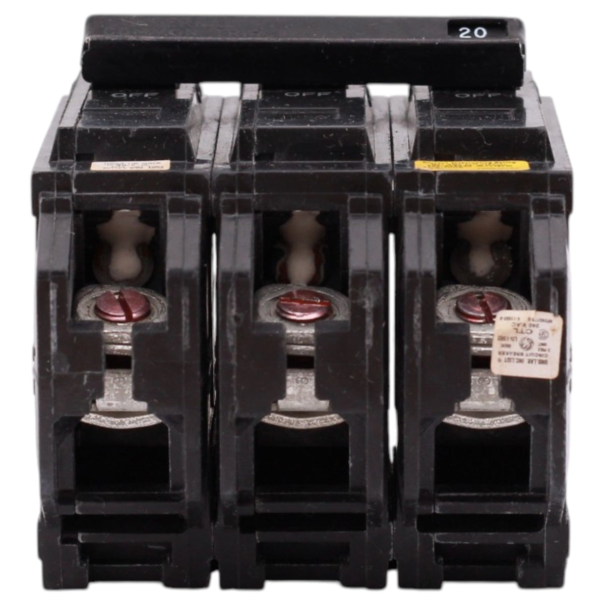 GE Q-Line, THQB32020, 20A, 3P, 240V, 10kAIC, Bolt-On, Circuit Breaker - Image 8