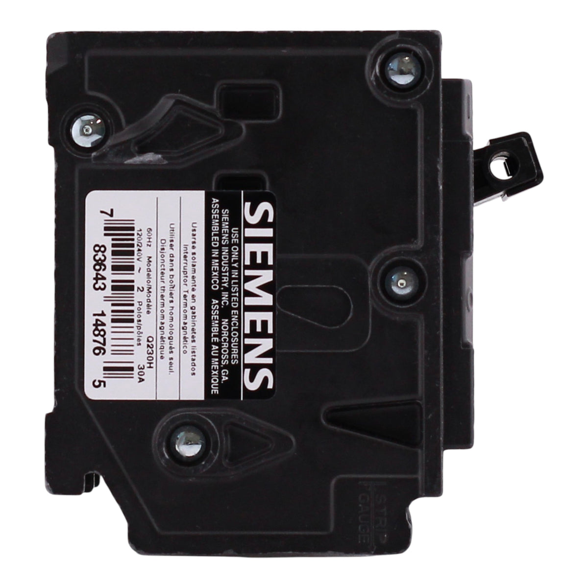 Siemens QP, Q230H, 30A, 2P, 120/240V, 22kAIC, Thermal Magnetic, Circuit Breaker - Image 6