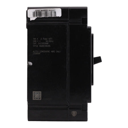 Eaton CV, CV2100XMM, 100A, 2P, 120/240V, 65kA, Molded Case, Tenant Main Circuit Breaker, UL Listed - Image 7
