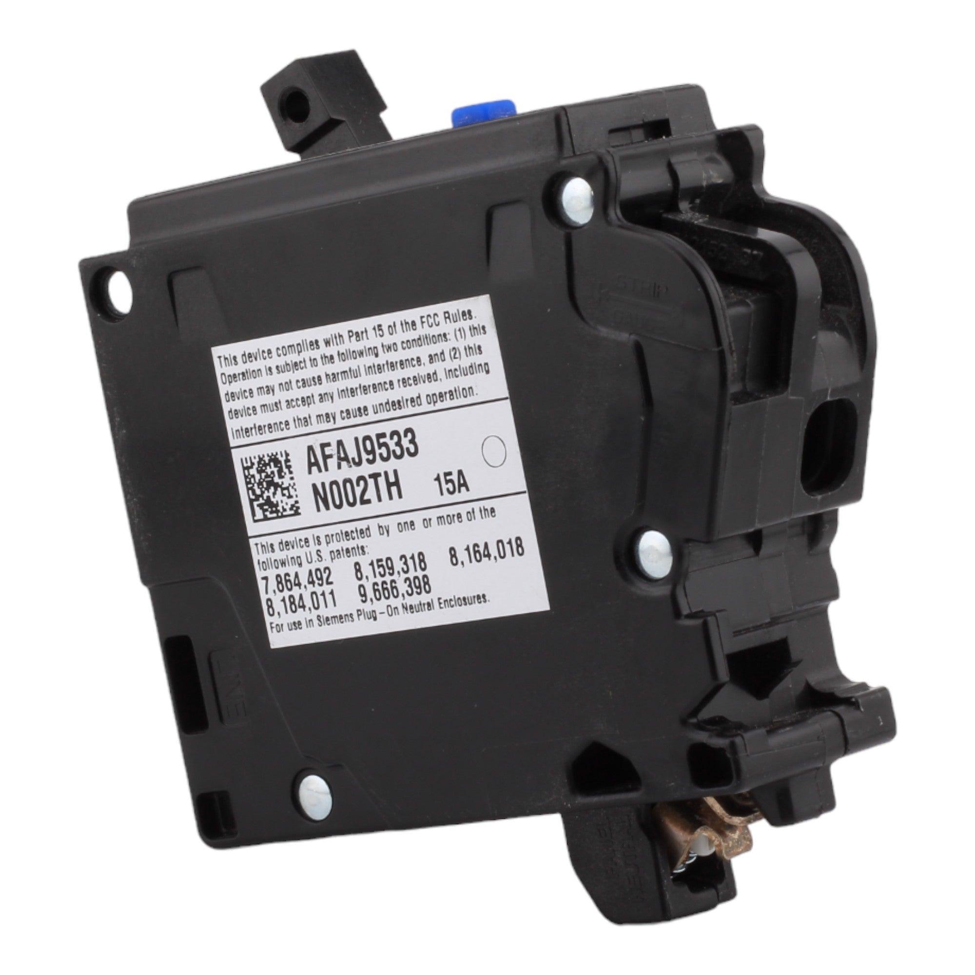 Siemens QA115AFCN 15A 1P 120V AFCI Plug on Neutral Circuit Breaker - Image 7