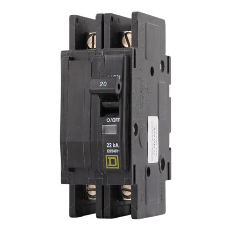 Square D QOU220VH 20 Amps 120/240 Volts Two Pole Standard Circuit Breaker Unit Mount - Image 3