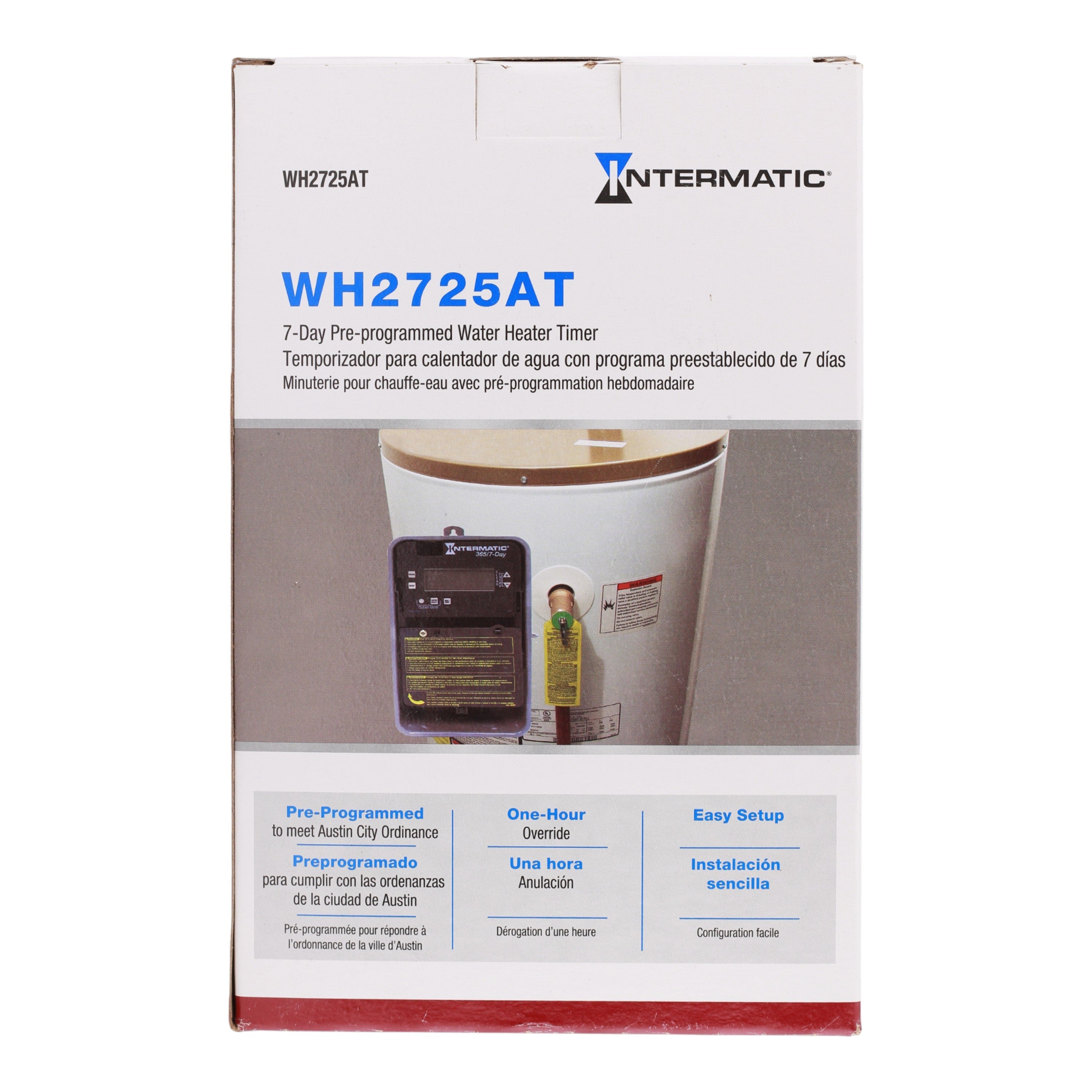 Intermatic, WH2725AT, 7-Day, Pre-Programmed, Water Heater Timer, 240V, 30A, DPST - Image 12