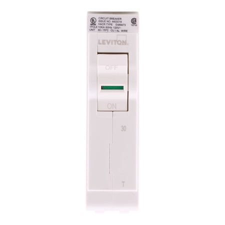 Leviton LB130-T 30A 1P 120/240V Standard Plug-On Neutral Circuit Breaker - Image 2