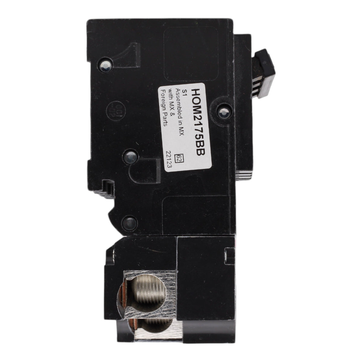 Schneider Electric HOM2175BB Mini Branch Circuit Breaker, 175A, 2-Pole, 120/240V AC, 10kA AIR, Plug-In Design. - Image 5