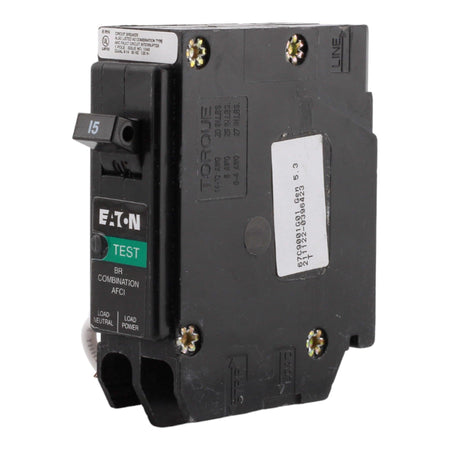 Eaton BRN115AF 15 Amp Single Pole 120V Pigtail-Neutral AFCI Arc Fault Circuit Breaker UL - Image 3