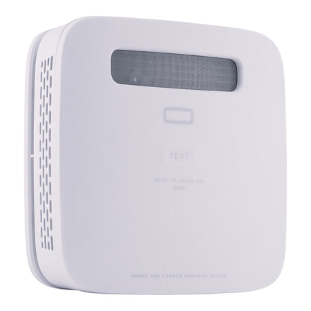 PLACE Any Space, PL1AS, Smart Smoke & CO Detector, Hardwired, Battery Backup, Wi-Fi