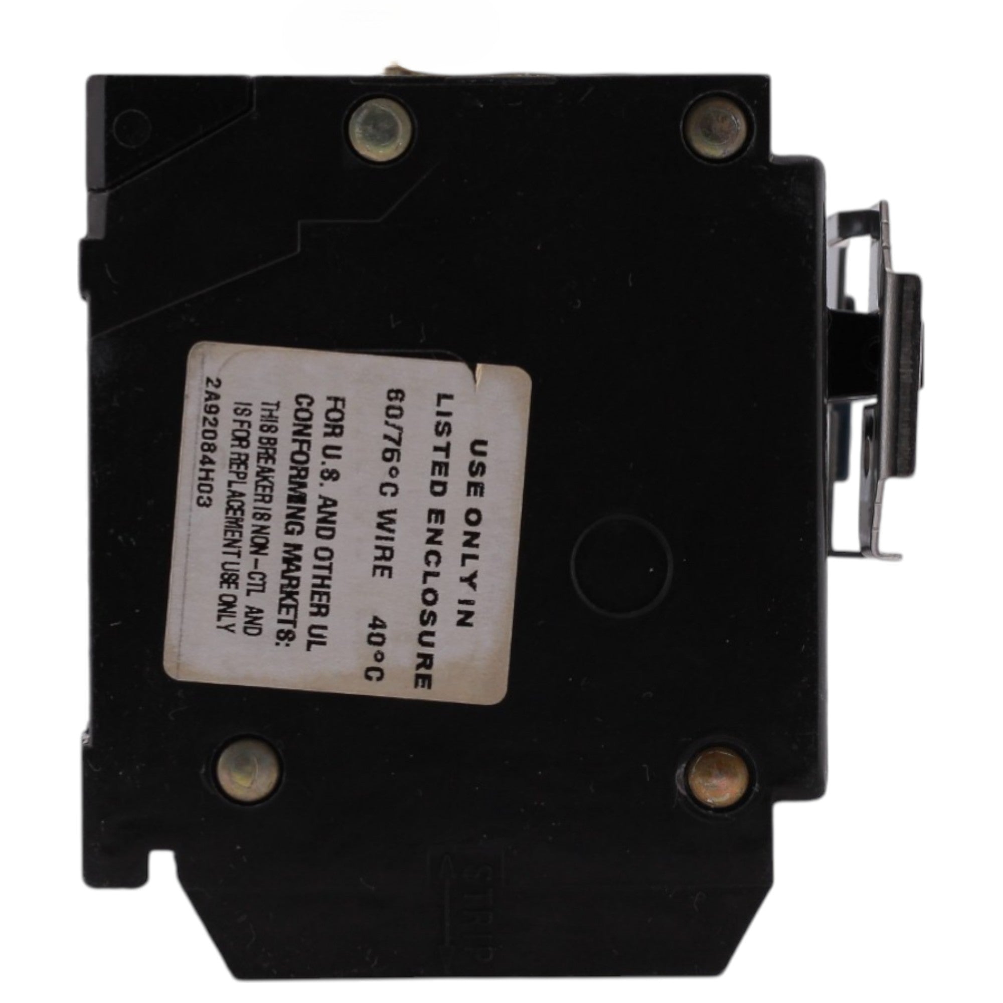 Eaton BR, BR415, (2) 15A, 4P, 120/240V, Quadplex, Non-CTL, Plug-On, Circuit Breaker - Image 4