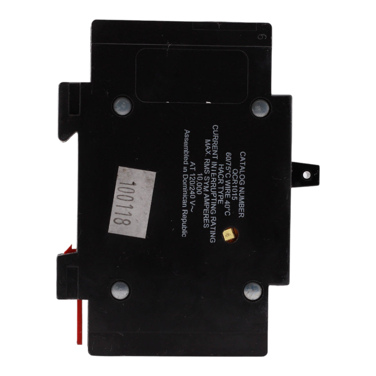 Eaton QuickLag QCR1015 15A, 1P, 120/240V, Thermal Magnetic, Circuit Breaker - Image 3