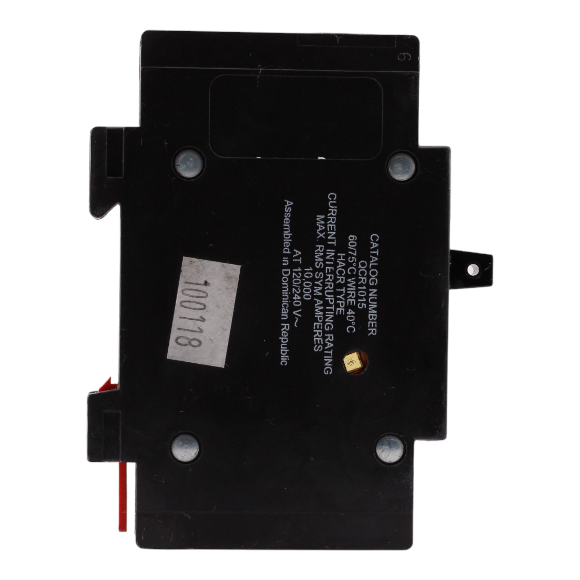Eaton QuickLag QCR1015 15A, 1P, 120/240V, Thermal Magnetic, Circuit Breaker - Image 3
