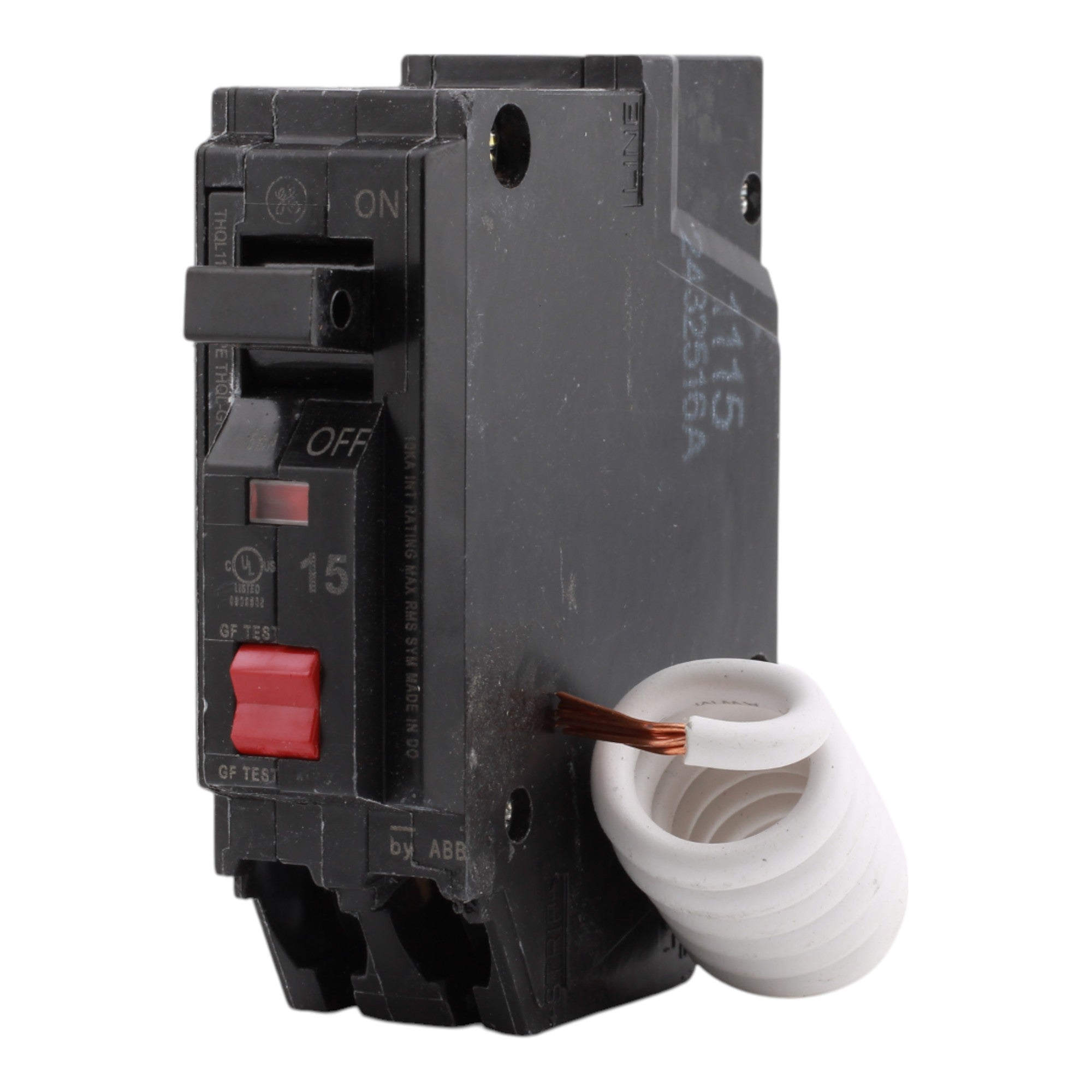 GE THQL1115GFTP 15A 1P 120V GFCI Self-Test Circuit Breaker - Image 7
