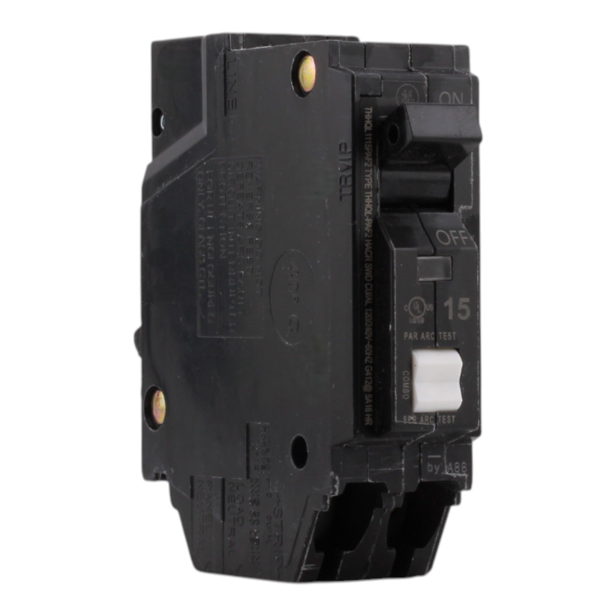 GE Q-Line THHQL1115PAF2 15A 1P 120V AFCI Plug-On Neutral Circuit Breaker