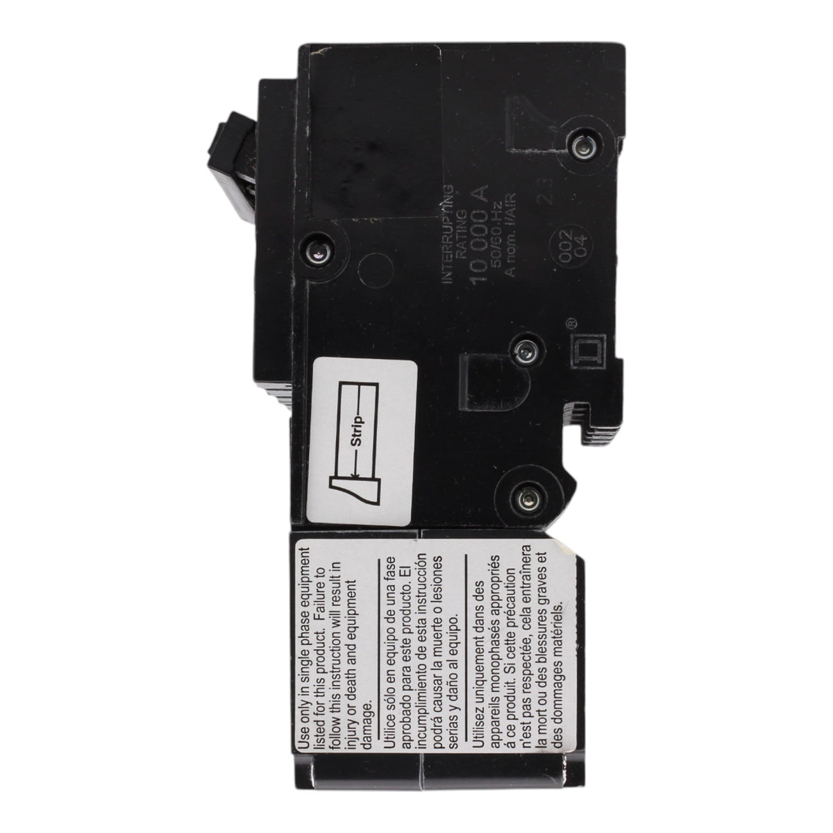 Schneider Electric HOM2175BB Mini Branch Circuit Breaker, 175A, 2-Pole, 120/240V AC, 10kA AIR, Plug-In Design. - Image 6