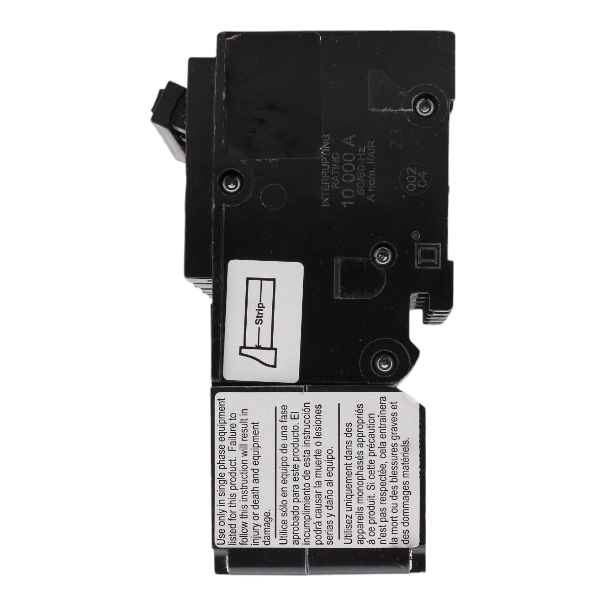 Schneider Electric HOM2175BB Mini Branch Circuit Breaker, 175A, 2-Pole, 120/240V AC, 10kA AIR, Plug-In Design. - Image 6