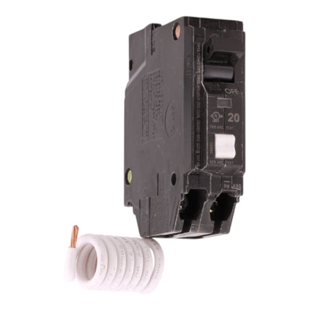GE THHQL1120AF2 20A 1P 120/240V AFCI Pigtail Neutral Circuit Breaker