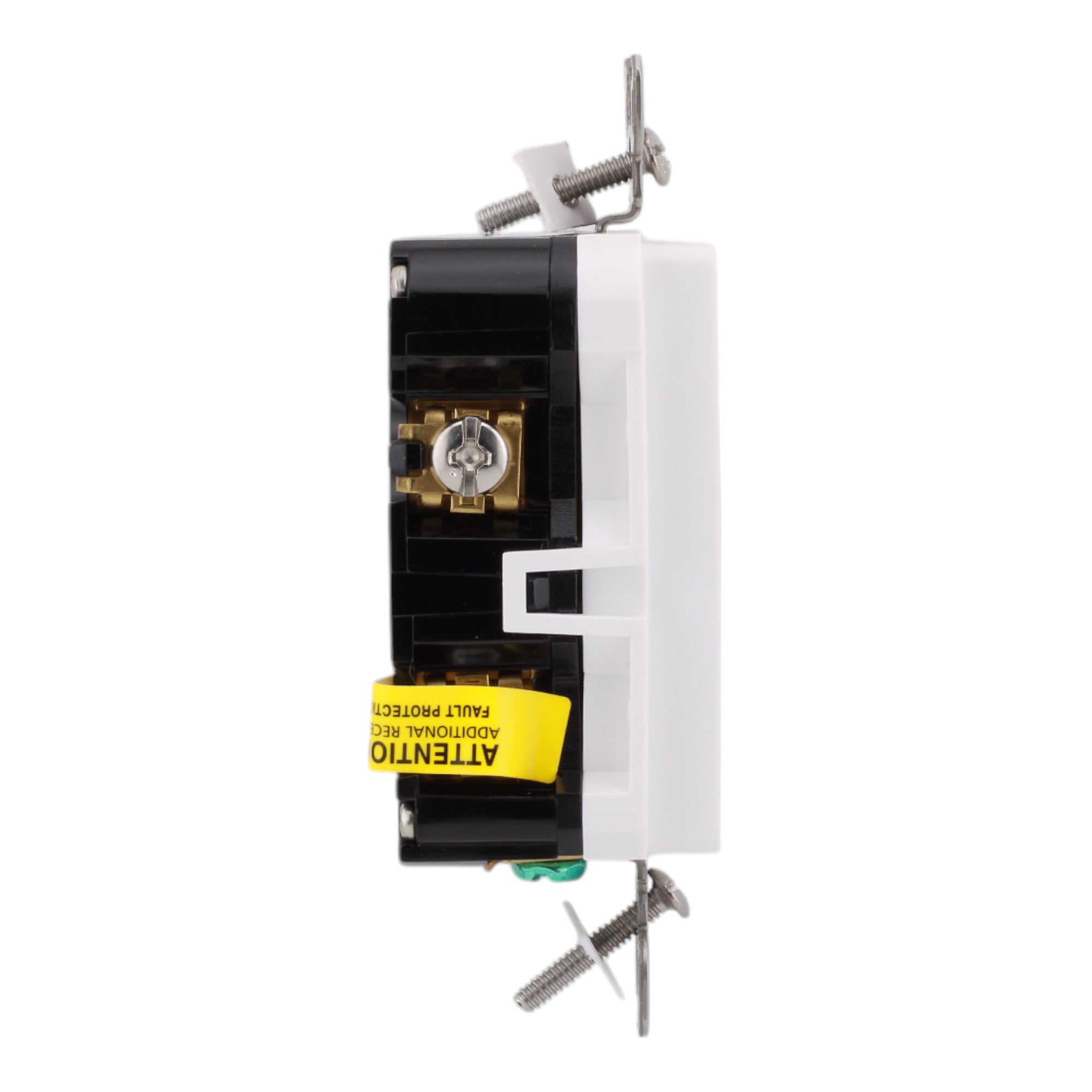 Leviton GFWT2-W, 20A, 125V, GFCI Receptacle, Weather-Resistant, Tamper-Resistant, Self-Test, LED Indicator, for Outdoor and Commercial Use - Image 2