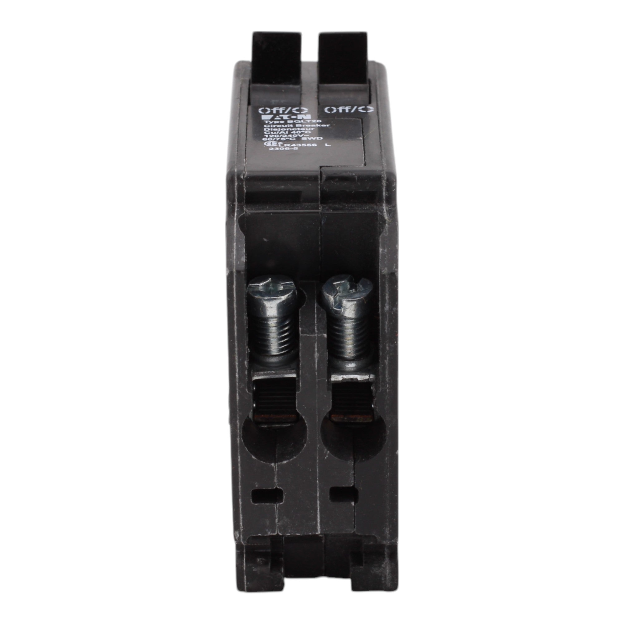 Eaton BQLT20 20A 120/240V 2-Pole Tandem Thermal Magnetic Circuit Breaker, Bolt-On, 10kA Interrupt, Type BQL, for Eaton Panels - Image 6