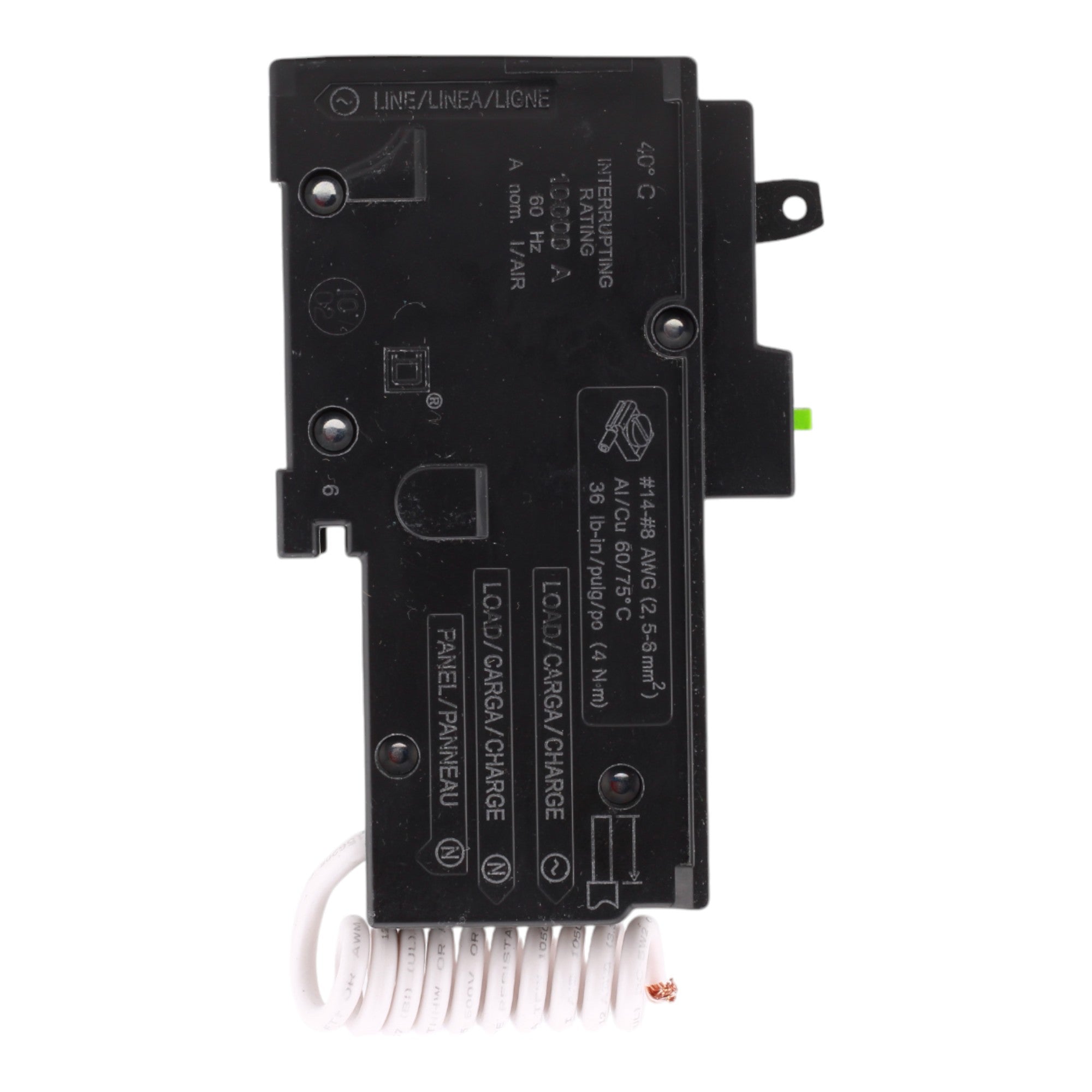 Square D HOM120AFI 20A 120V 1-pole AFCI Circuit Breaker Pigtail Neutral - Image 4