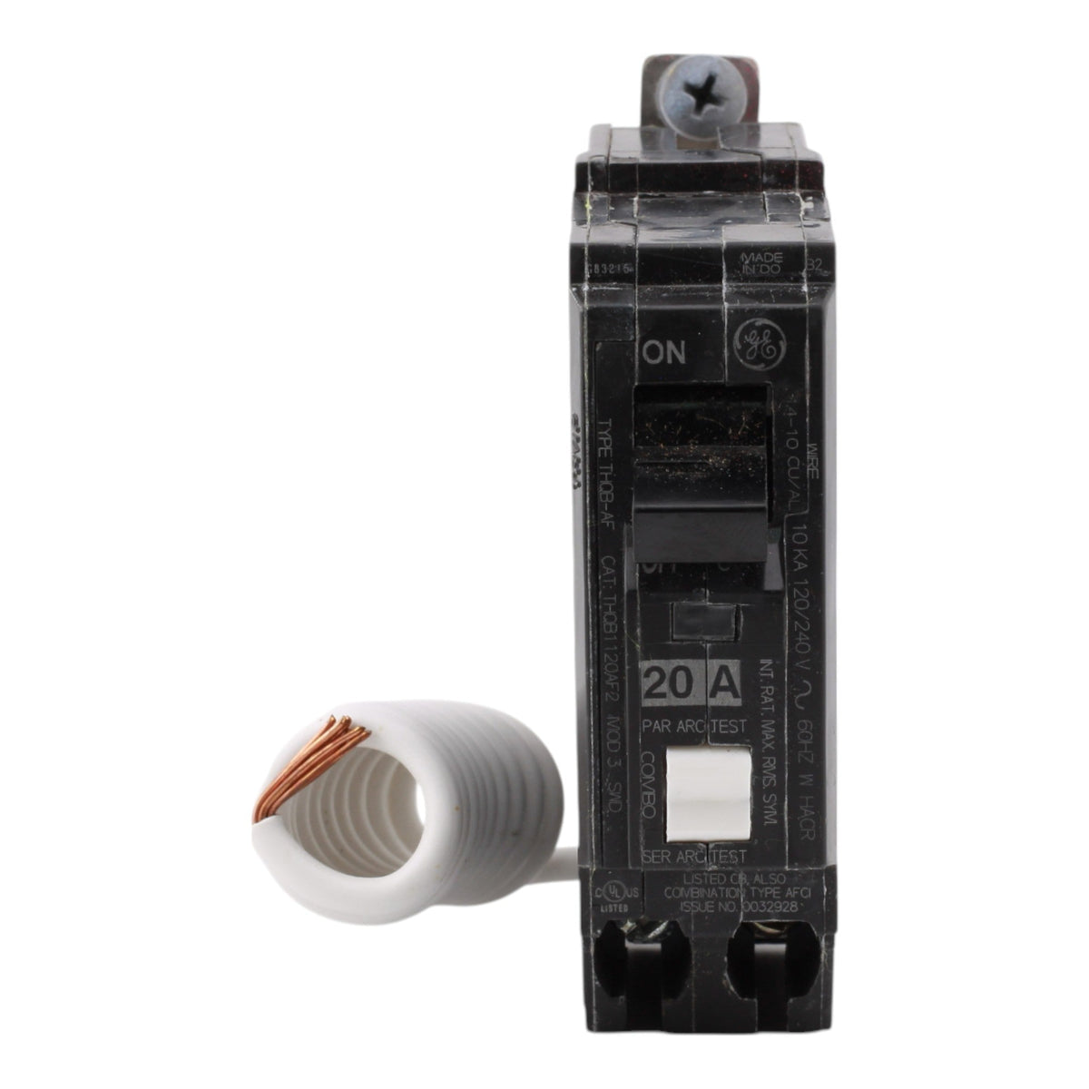 GE THQB1120AF2 20A 1P 120/240V Arc Fault Circuit Breaker - Image 2
