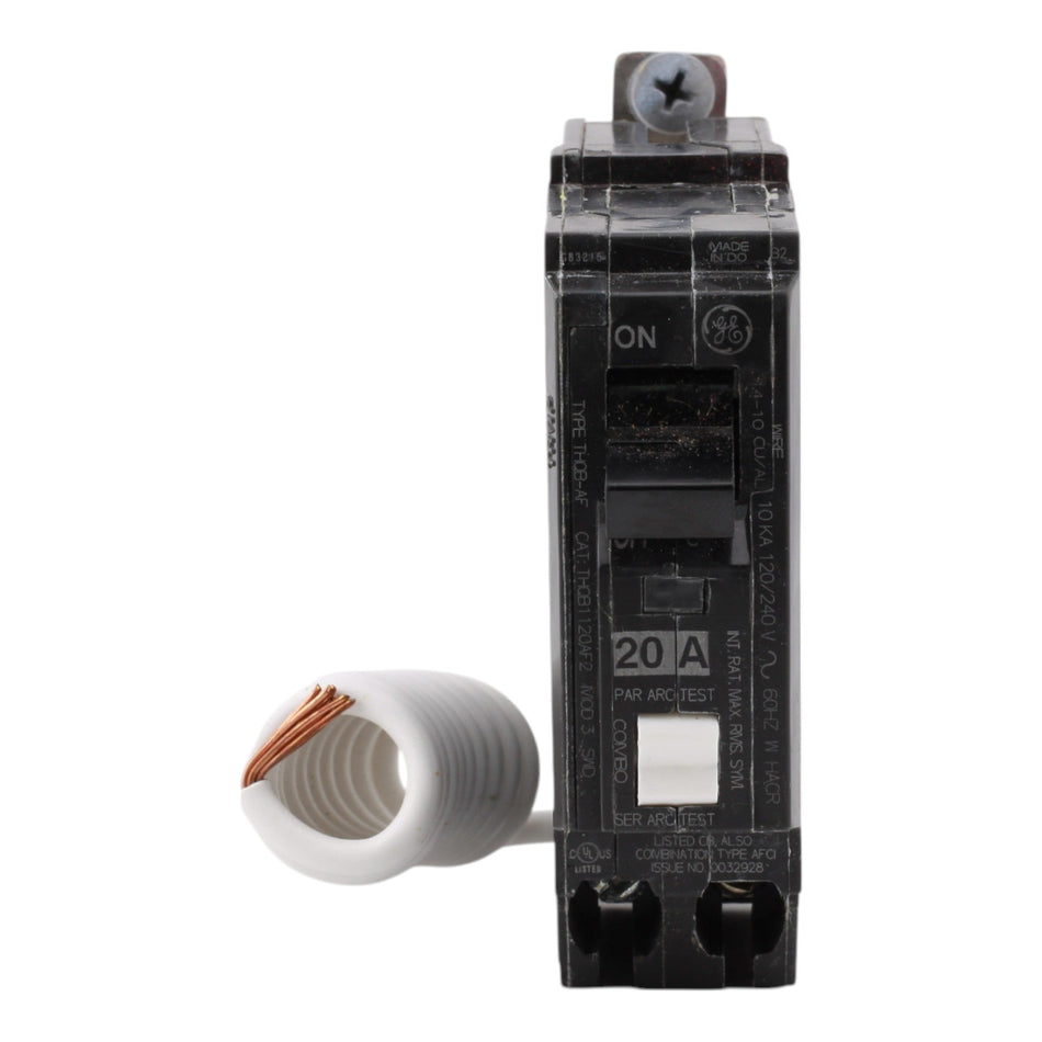GE THQB1120AF2 20A 1P 120/240V Arc Fault Circuit Breaker - Image 2