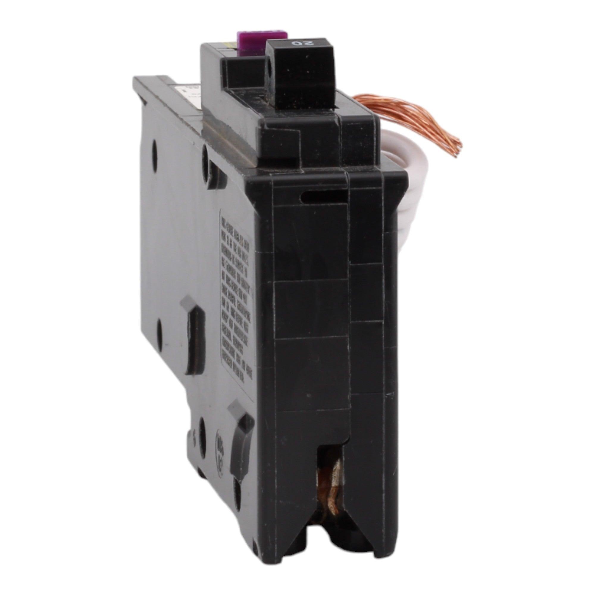 Square D HOM120DF 20 Amp Single Pole 120V Pigtail-Neutral AFCI/GFCI Dual Function Circuit Breaker UL - Image 7