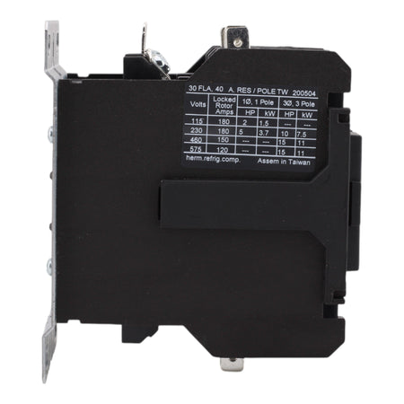 Eaton C25DND330A Definite Purpose Contactor, 30A, 110-120VAC, 3-Pole, Non-Reversing, Quick Connect Terminals - Image 5