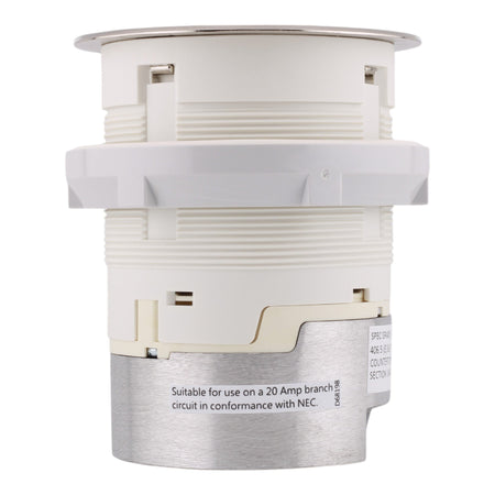 Hubbell Wiring, RCT200NI, 15 Amps, 125 Volts, 2-Pole, Kitchen Counter Receptacle, Surface Mount, Tamper Resistant, Nickel - Image 6