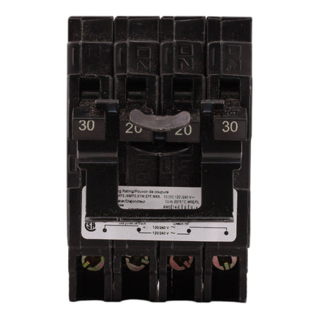 Siemens Q23020CT2 30A-20A 2P 120/240V Duplex Circuit Breaker - Image 2