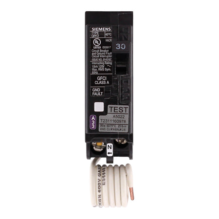 Siemens QPF2, QF130A, 30A, 1P, 120V, GFCI, Pigtail Neutral, Circuit Breaker - Image 4