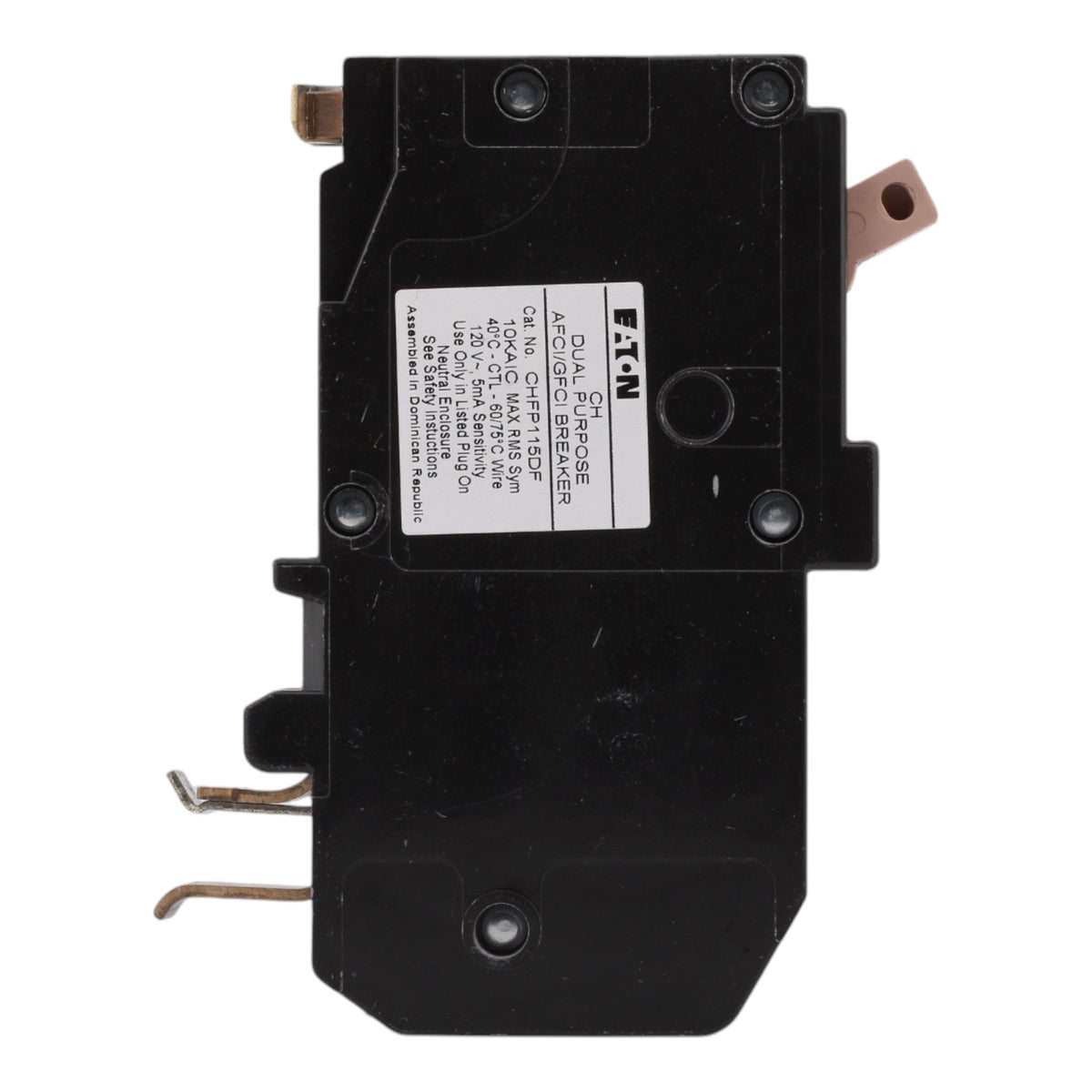Eaton CHFPAFGF115CS 15 Amps 120 Volts Single Pole All in One Arc Fault/Ground Fault Breaker for CH Panels - Image 5