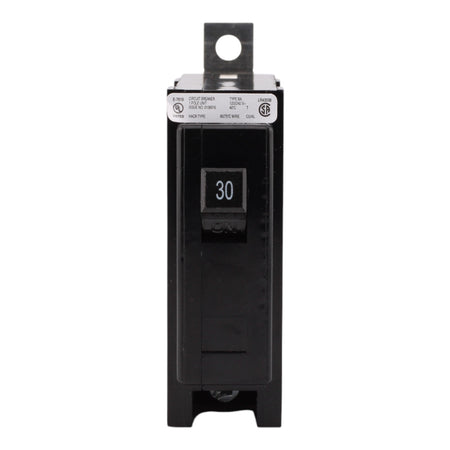 Eaton BAB1030, 30A, 120/240V, 1-Pole, 10kAIC, Quicklag Industrial Thermal-Magnetic Circuit Breaker, Bolt-On - Image 2