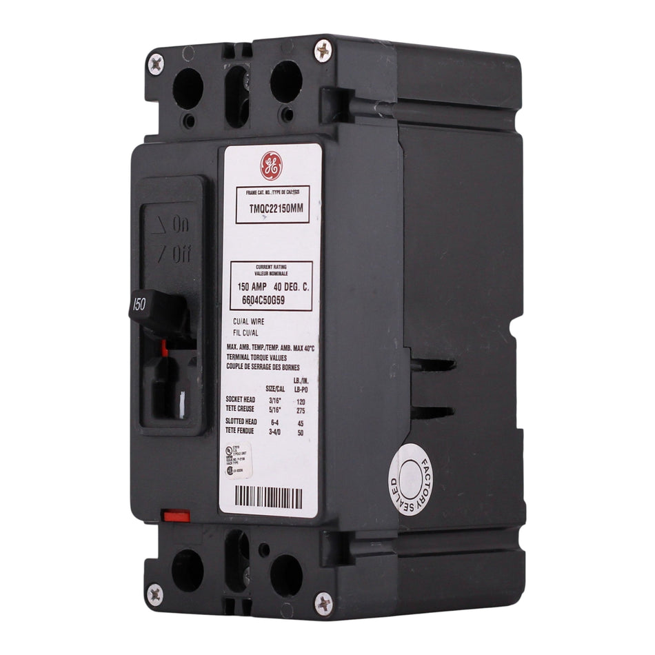 ABB Q-Line, TMQC22150MM, 150A, 2P, 240V, 42kA, Tenant Main, Circuit Breaker - Image 2