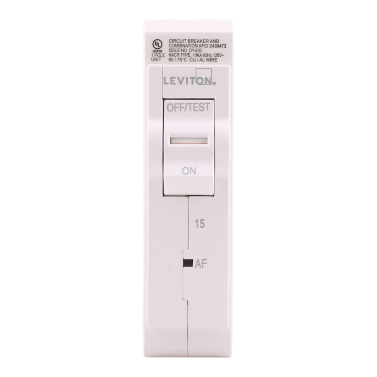 Leviton LB115-AF 15A 1P 120V AFCI Plug-On Neutral Circuit Breaker - Image 4