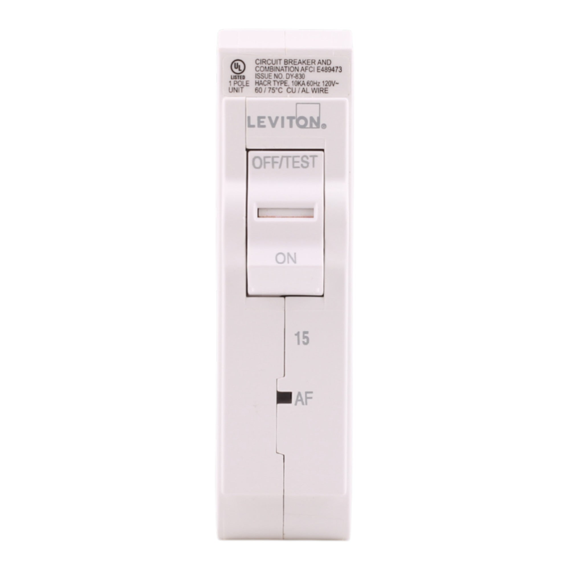 Leviton LB115-AF 15A 1P 120V AFCI Plug-On Neutral Circuit Breaker - Image 4