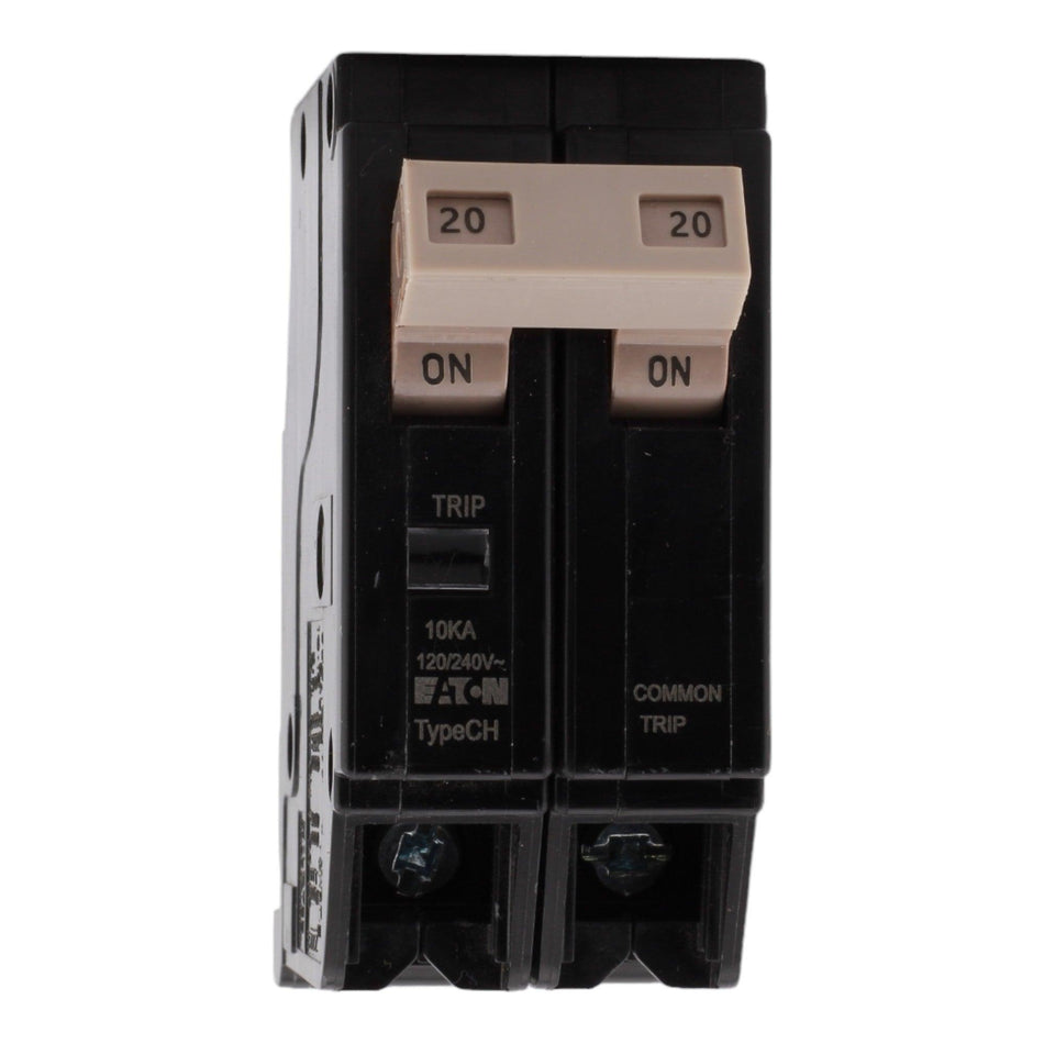 Eaton CH CHF220 20A 2P 120/240V Thermal-Magnetic Circuit Breaker - Image 2
