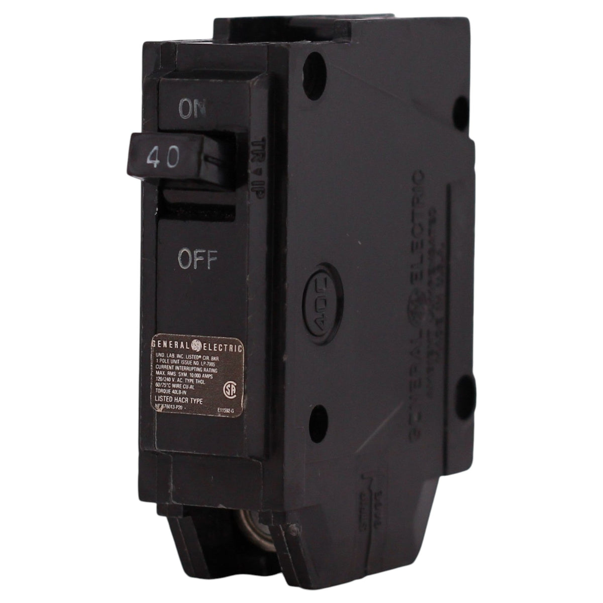 ABB Q-Line, THQL1140, 40A, 1P, 120/240V, Thermal Magnetic, Plug-In, Circuit Breaker - Image 3
